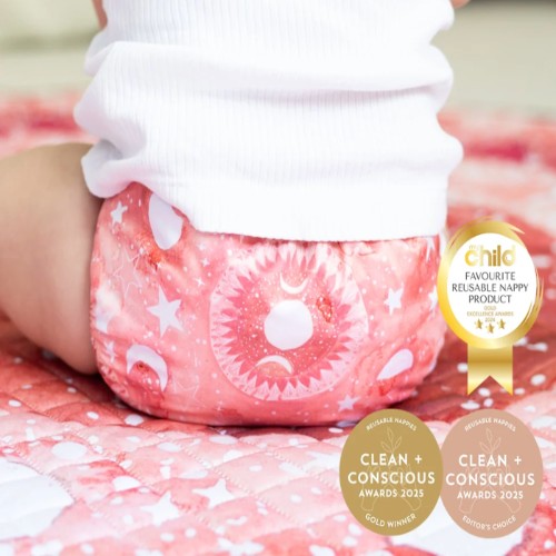 Designer bums - Sailor Sunrise Reusable Cloth Nappy